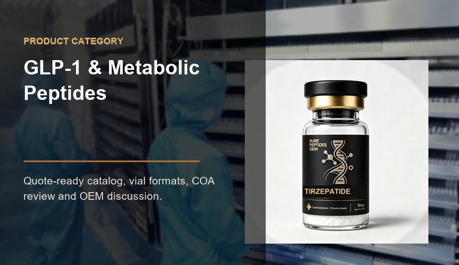 Private-label peptide vial OEM